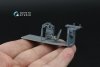 Quinta Studio QD+48617 Fairey Barracuda Gunner Station 3D-Printed & coloured Interior on decal paper (Trumpeter) (with 3D-printed resin parts) 1/48